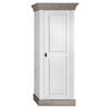 SCHRANK - Weiß/Grau, ROMANTIK / LANDHAUS, Holz/Metall (65/163/45cm) - Boxxx