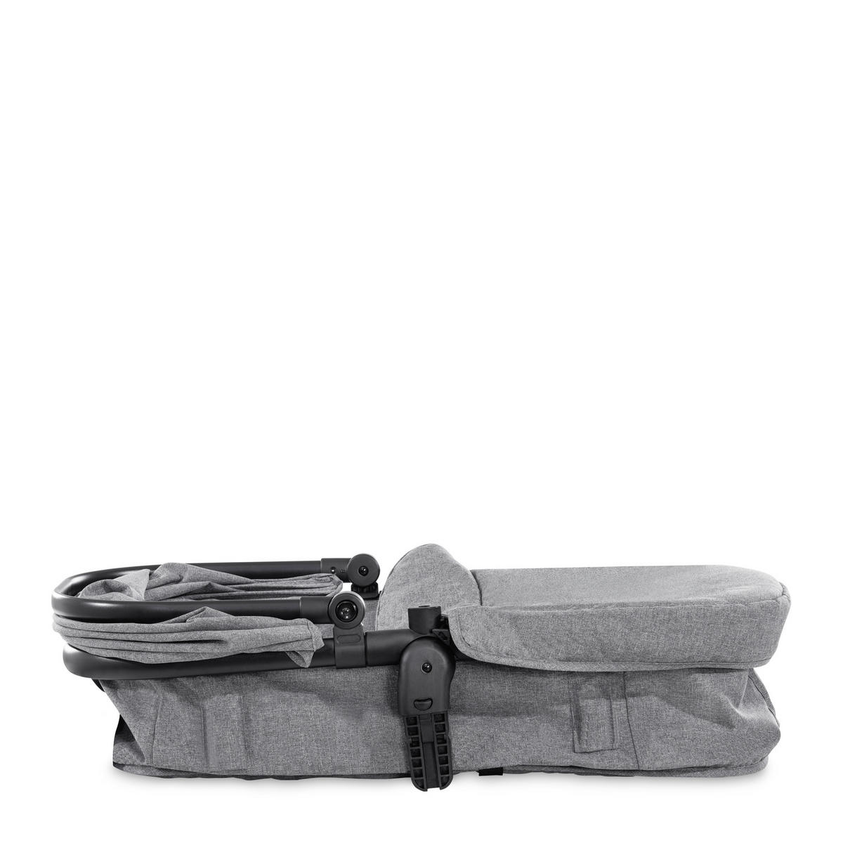 ZWILLINGSWAGEN ATLANTIK TWIN  - Schwarz/Grau, Basics, Textil/Metall (125/64/108cm) - Hauck