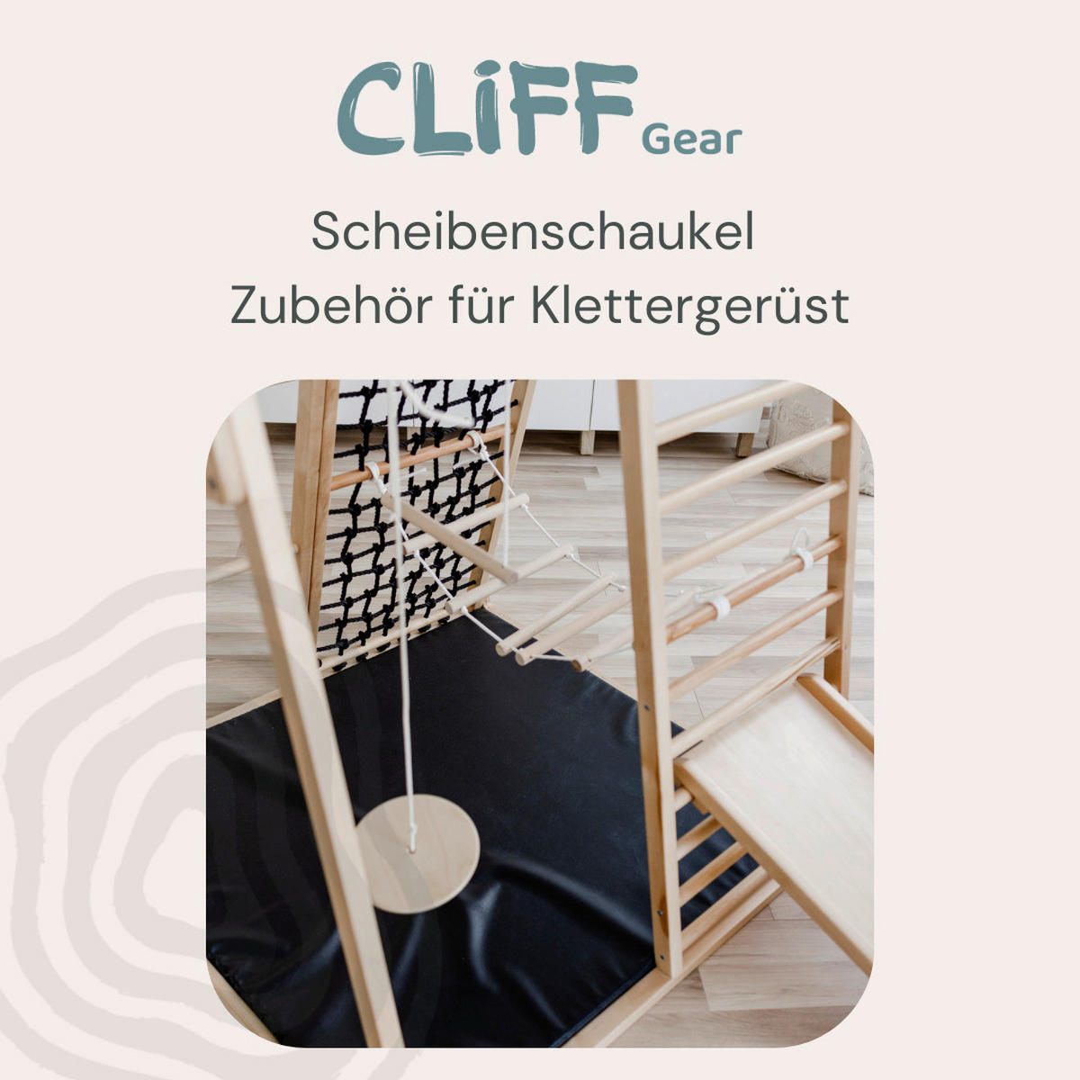 KLETTERGERÜST ZUBEHÖR  - Birkefarben, Basics, Holz (25cm) - CLIFF
