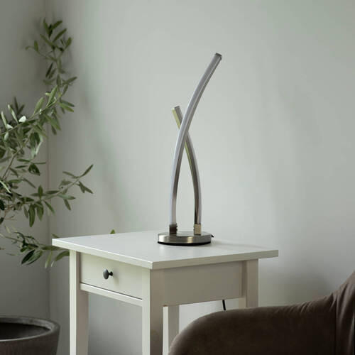 LED-TISCHLEUCHTE 13/48,5 cm   - Design, Kunststoff/Metall (13/48,5cm)