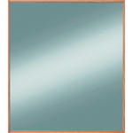 WANDSPIEGEL 84/82/1,5 cm  - Eiche Bianco/Eichefarben, Design, Glas/Holz (84/82/1,5cm) - Novel