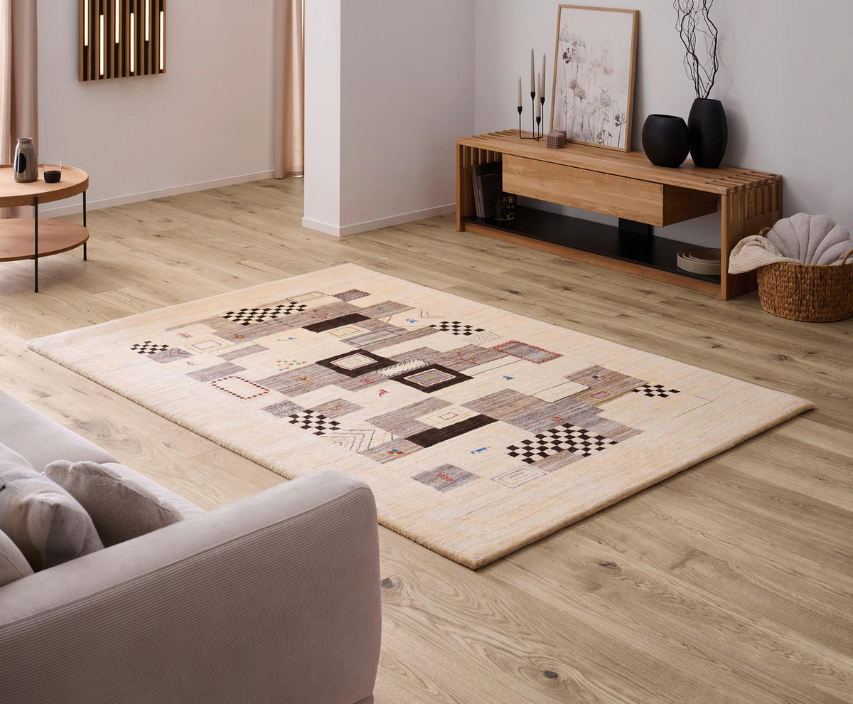 ORIENTTEPPICH 150/150 cm Charlys Tante Beige  - Beige, LIFESTYLE, Textil (150/150cm)