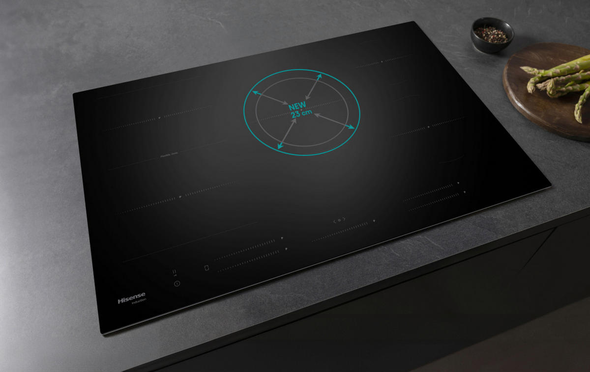 INDUKTIONSKOCHFELD HI8532BSCE  - Schwarz, Basics, Glas (80/4,8/52cm) - Hisense