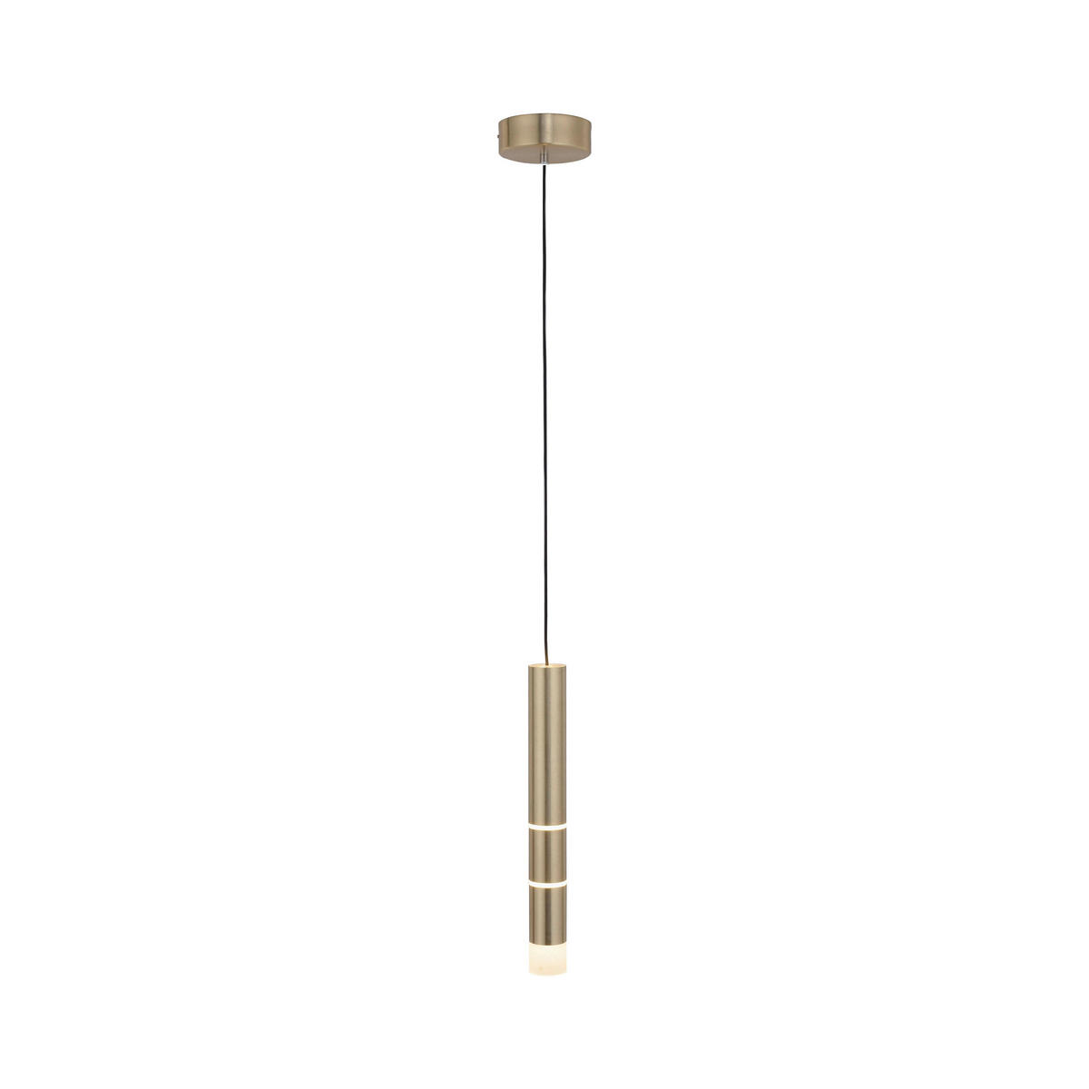 ZÁVESNÉ LED SVIETIDLO, 12/12/120 cm  - mosadzná, Design, kov/plast (12/12/120cm)