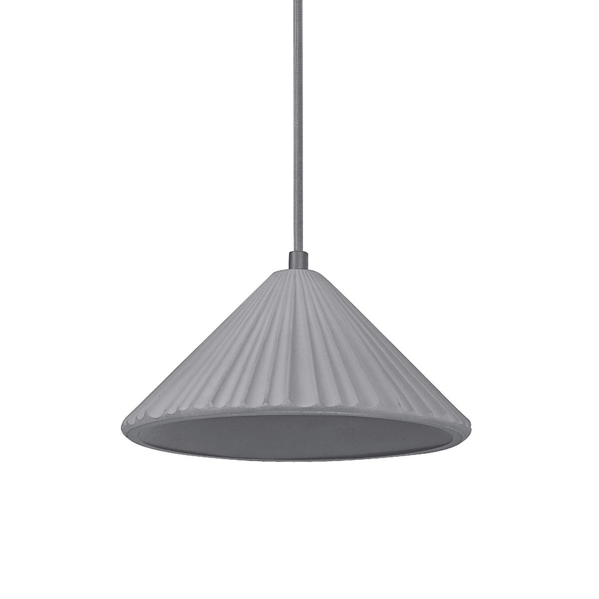 HÄNGELEUCHTE 25/117,50 cm  - Dunkelgrau, Basics, Stein/Metall (25/117,50cm) - Osram