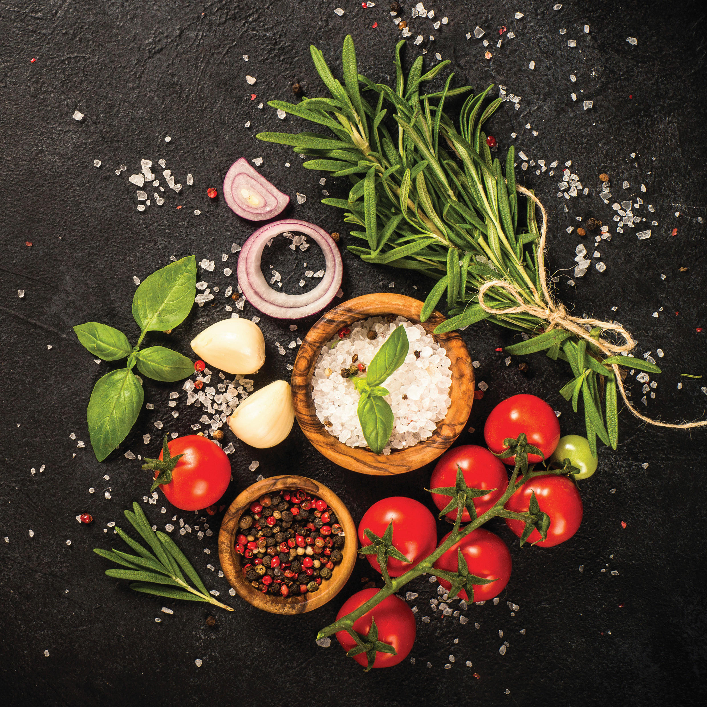 GLASBILD Gewürze  - Multicolor, Basics, Glas (30/30/1,40cm) - Euroart