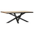 TISCHPLATTE      - Akaziefarben, Design, Holz (200/100/5cm) - Landscape