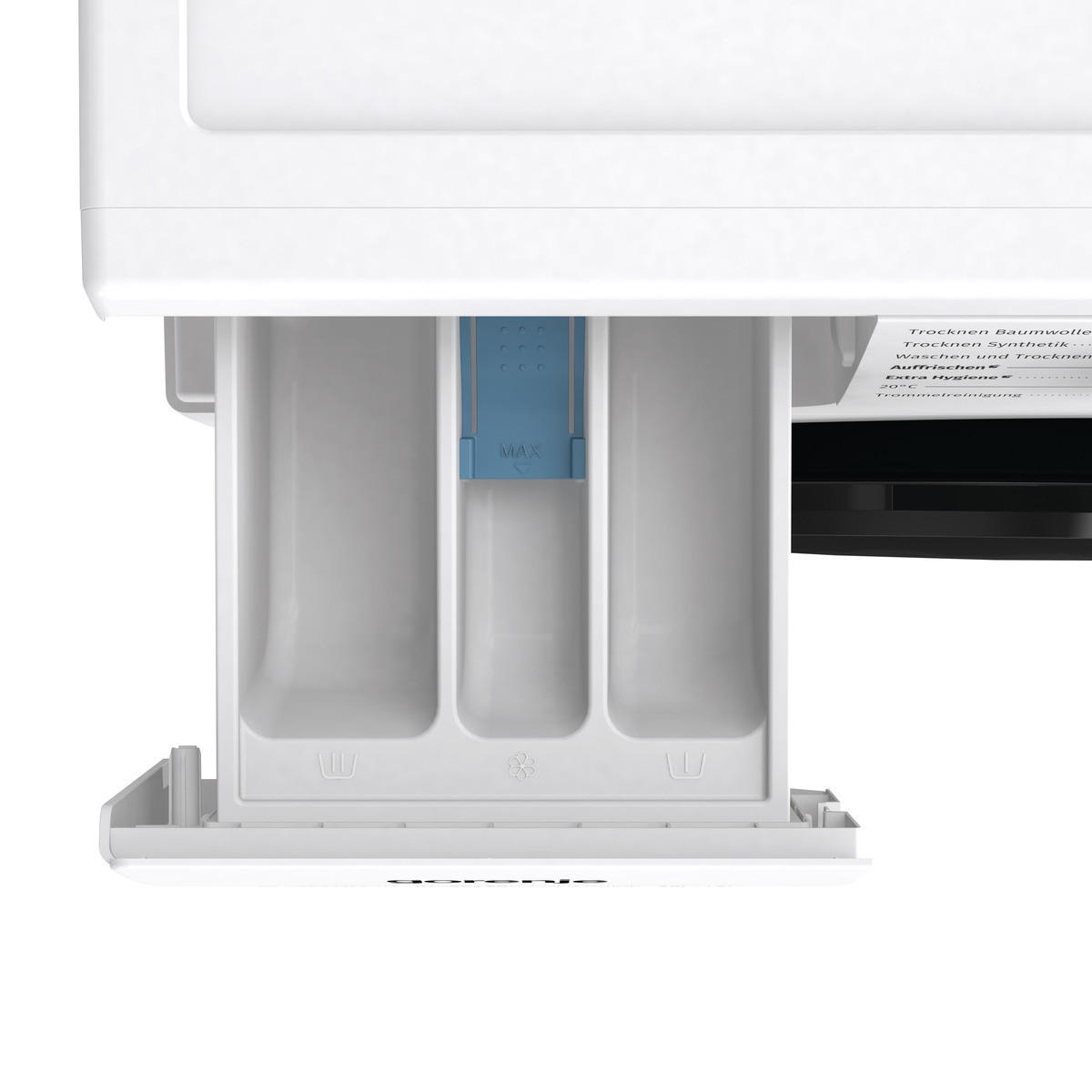 WASCHTROCKNER WD2A164ADPS/DE  - Schwarz/Weiß, Basics, Kunststoff/Metall (59,5/84,5/61cm) - Gorenje