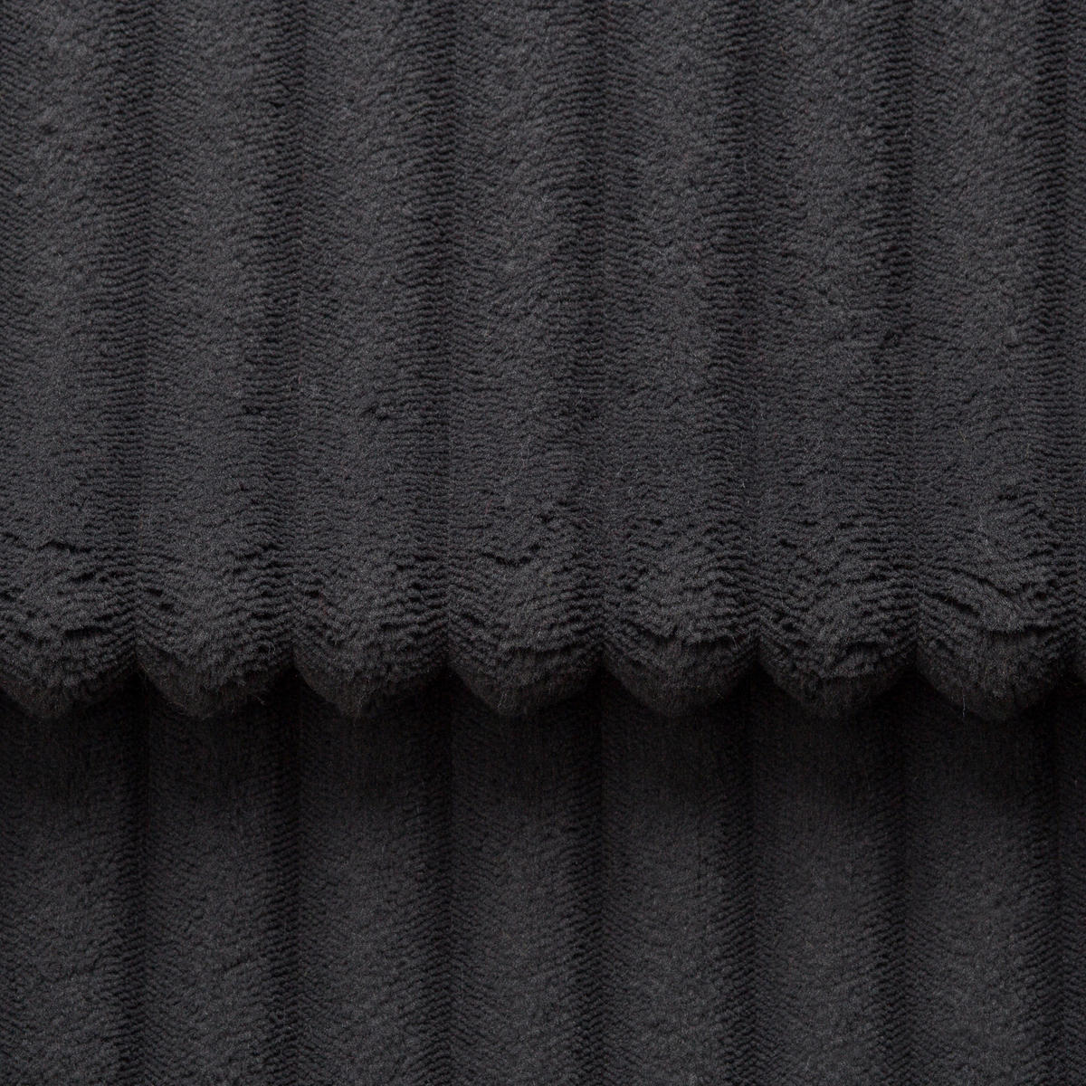 SCHLAFSOFA in Cord Schwarz  - Schwarz, Konventionell, Kunststoff/Textil (211/96/105cm) - MID.YOU