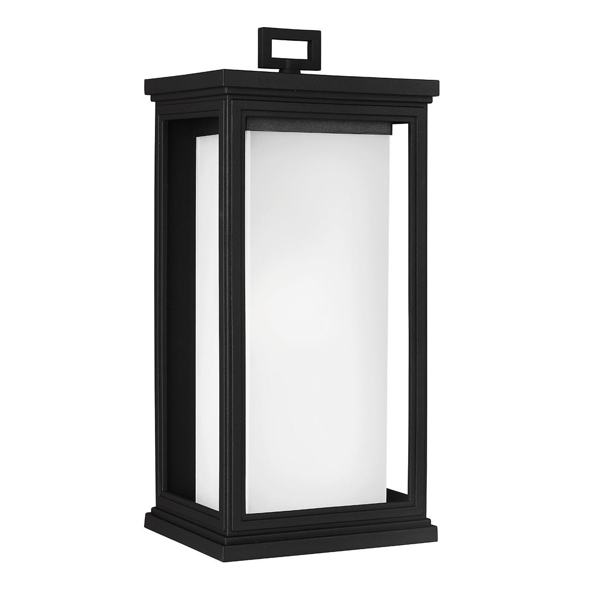 AUßENWANDLEUCHTE 21,4/19,5/46,1 cm   - Schwarz, KONVENTIONELL, Metall (21,4/19,5/46,1cm) - Elstead Lighting
