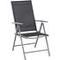 GARTENKLAPPSESSEL - Silberfarben/Schwarz, Design, Textil/Metall (56/106/64cm) - Xora GARTENKLAPPSESSEL - Silberfarben/Schwarz, Design, Textil/Metall (56/106/64cm) - Xora