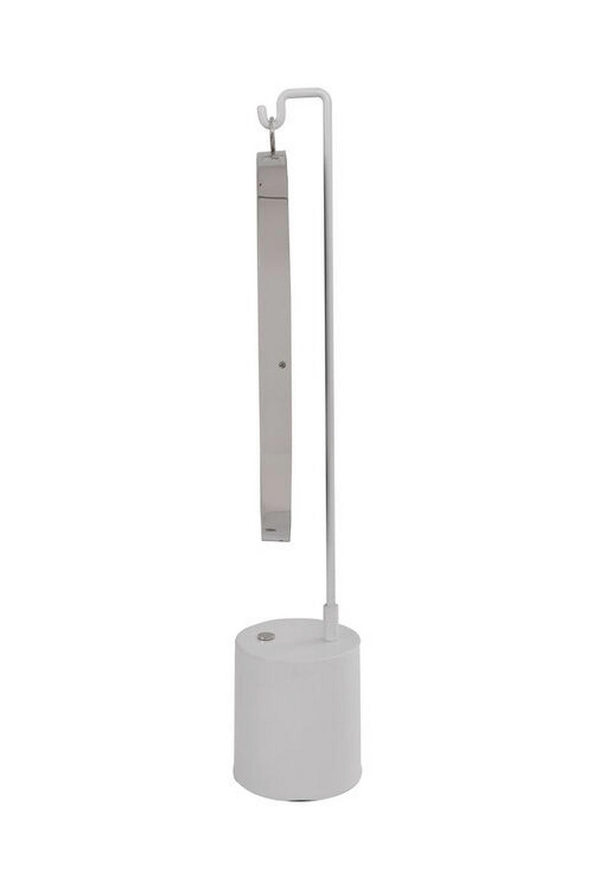 SCHMINKSPIEGEL 41/75/14 cm  - Weiss/Silberfarben, Lifestyle, Glas/Metall (41/75/14cm) - Kayoom