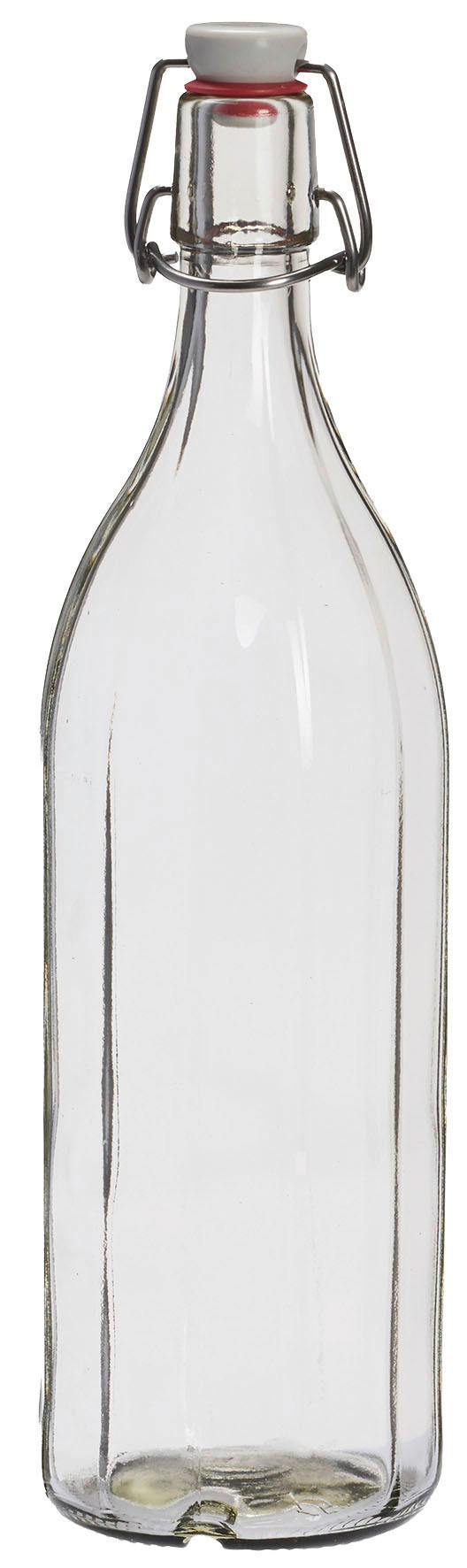 SAFTFLASCHE  - Transparent, Basics, Glas (1,00l)