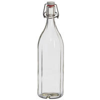 SAFTFLASCHE  - Transparent, Basics, Glas (1,00l)