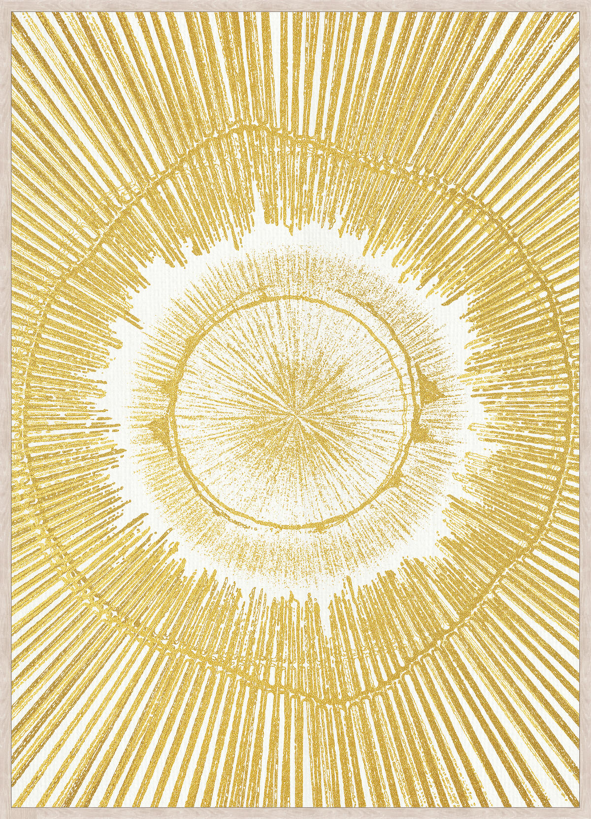 BILD Abstraktes  - Goldfarben/Naturfarben, Trend, Holzwerkstoff/Kunststoff (50/70cm) - Monee