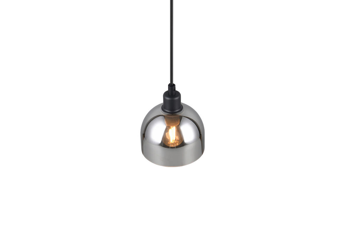 VISILICA  12,0/150,0 cm      - crna, Osnovno, staklo/metal (12,0/150,0cm)