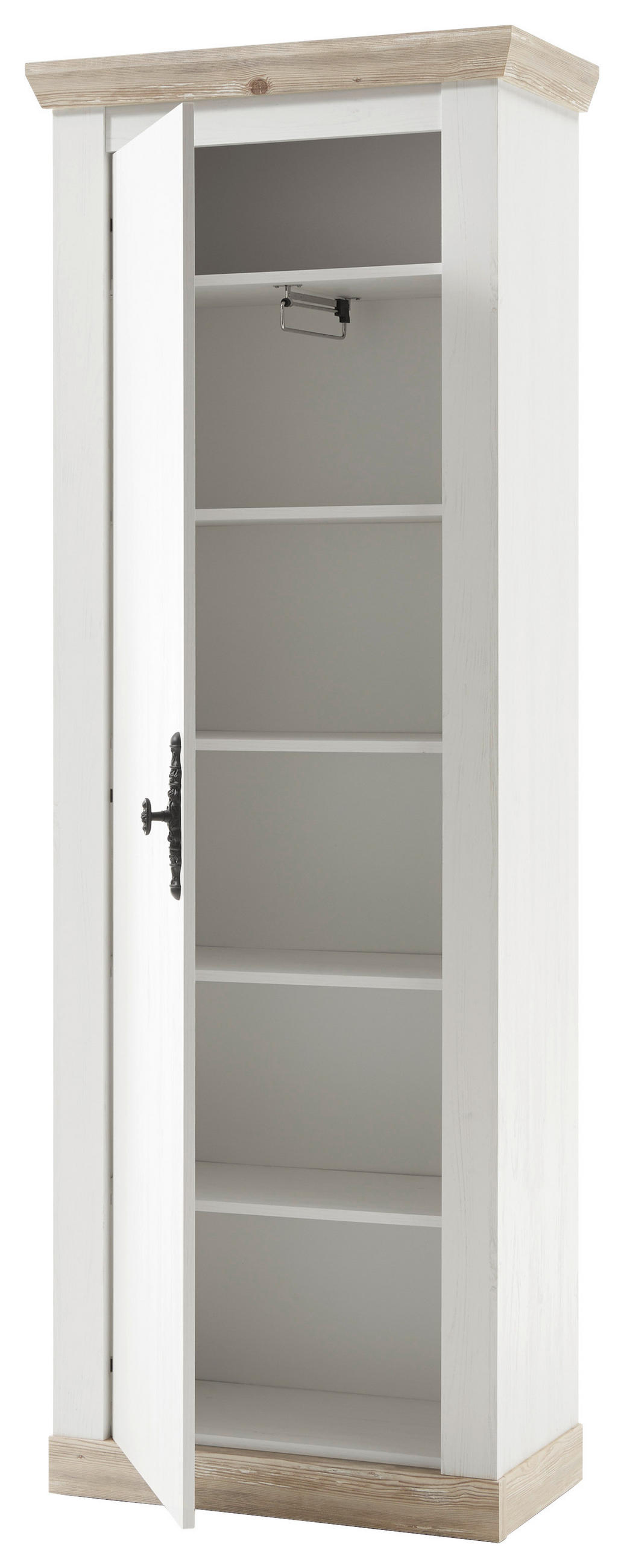 GARDEROBE  in 73/201/38 cm  - Hellbraun/Pinienfarben, Design, Holzwerkstoff (73/201/38cm) - MID.YOU