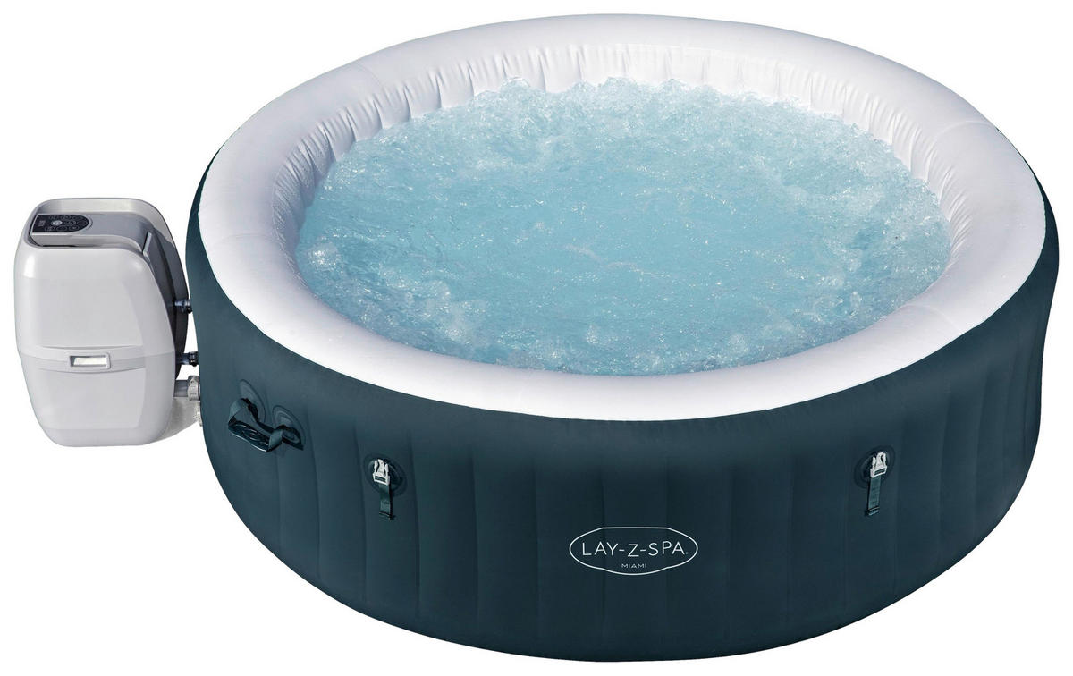 WHIRLPOOL MIAMI 60001 MIAMI AIRJET 196/66 cm  - Dunkelblau, KONVENTIONELL, Kunststoff/Metall (196/66cm) - Bestway