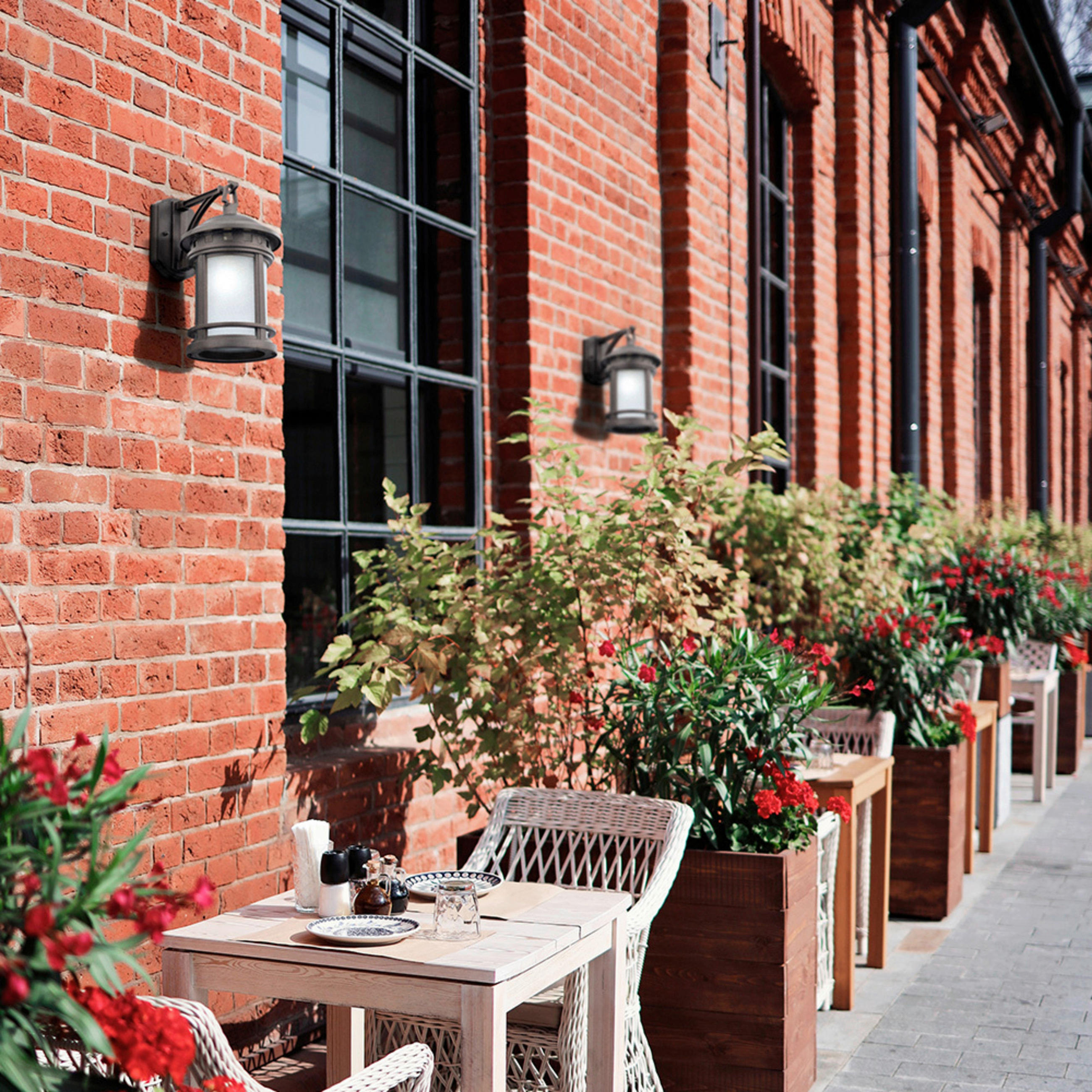 WANDLEUCHTE - Braun, Basics, Glas/Metall (17,7/31,5/24,4cm) - MAYTONI