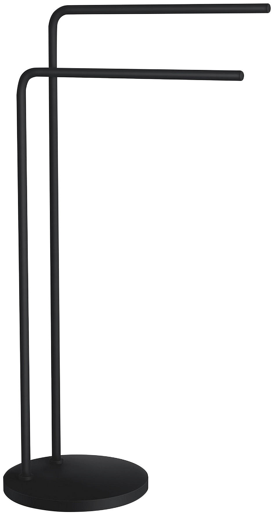 Smedbo Handtuchhalter Beslagsboden Schwarz 25x80x25 cm