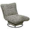 SESSEL in Webstoff Grau  - Schwarz/Grau, Konventionell, Textil/Metall (96/75/93cm) - MID.YOU
