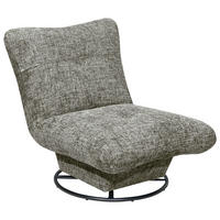 SESSEL in Webstoff Grau  - Schwarz/Grau, Konventionell, Textil/Metall (96/75/93cm) - MID.YOU
