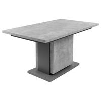ESSTISCH in Holzwerkstoff 140/80/75 cm  - Anthrazit/Grau, MODERN, Holzwerkstoff (140/80/75cm) - MID.YOU