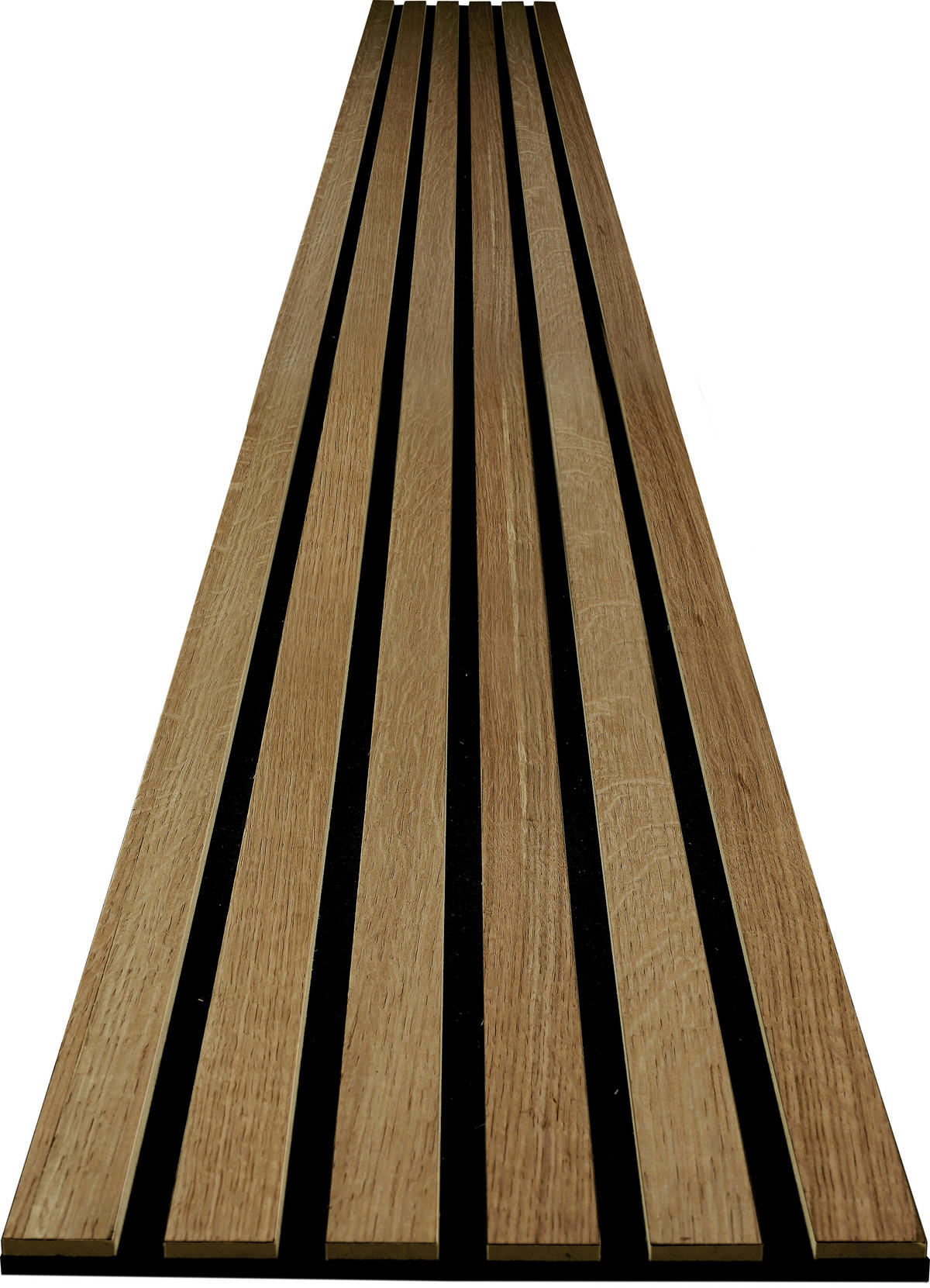 AKUSTIKPANEEL Echtholz 250/30 Echtholz Eiche rustikal acous Comfort  - Eichefarben, KONVENTIONELL, Holz/Kunststoff (250/30/1.1cm) - Novel