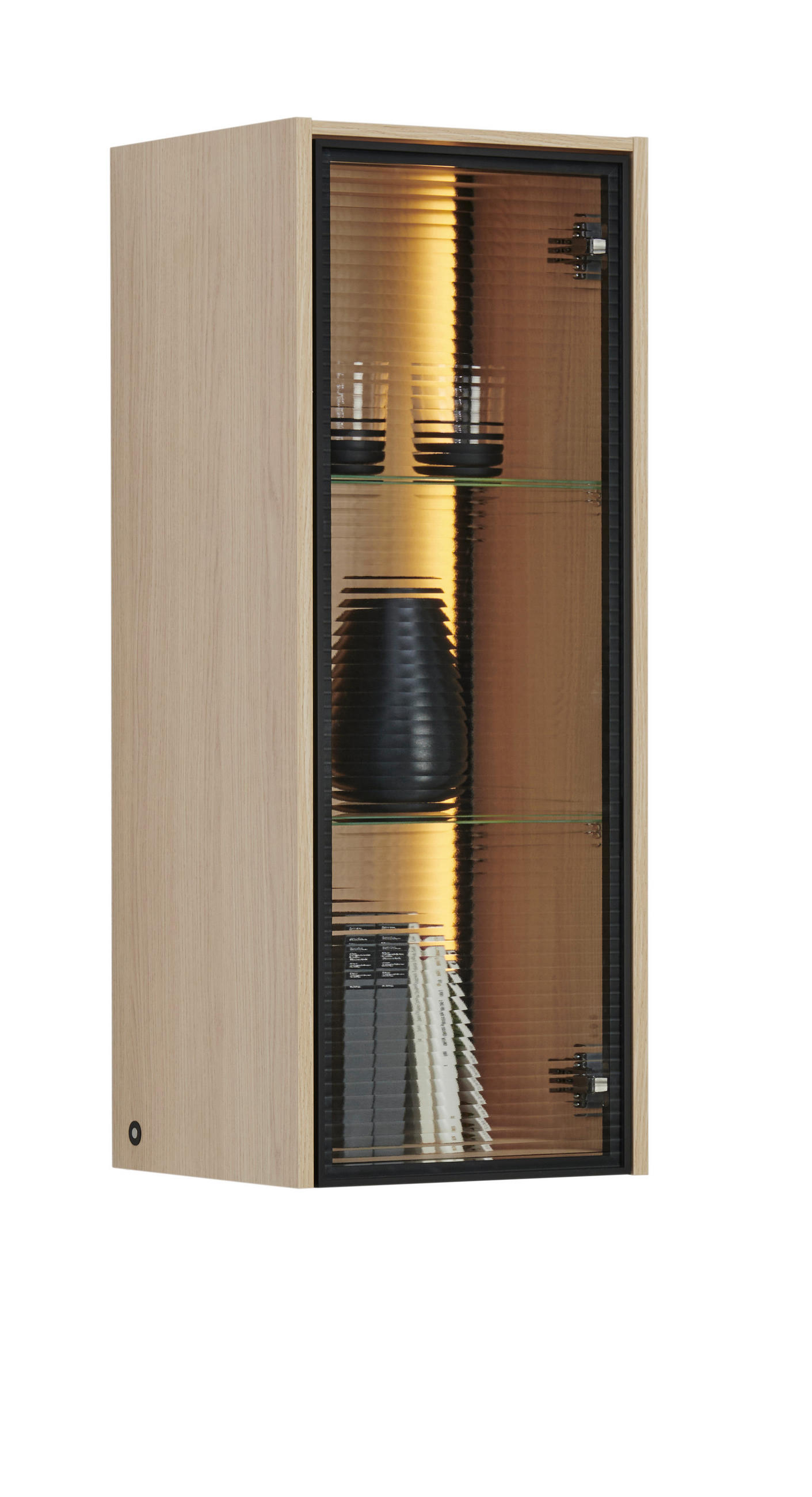 HÄNGEELEMENT Eichefarben 36/92/33 cm - Eichefarben, Design, Glas/Holzwerkstoff (36/92/33cm) - Lomoco