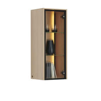 HÄNGEELEMENT Eichefarben  36/92/33 cm  - Eichefarben, Design, Glas/Holzwerkstoff (36/92/33cm) - Lomoco