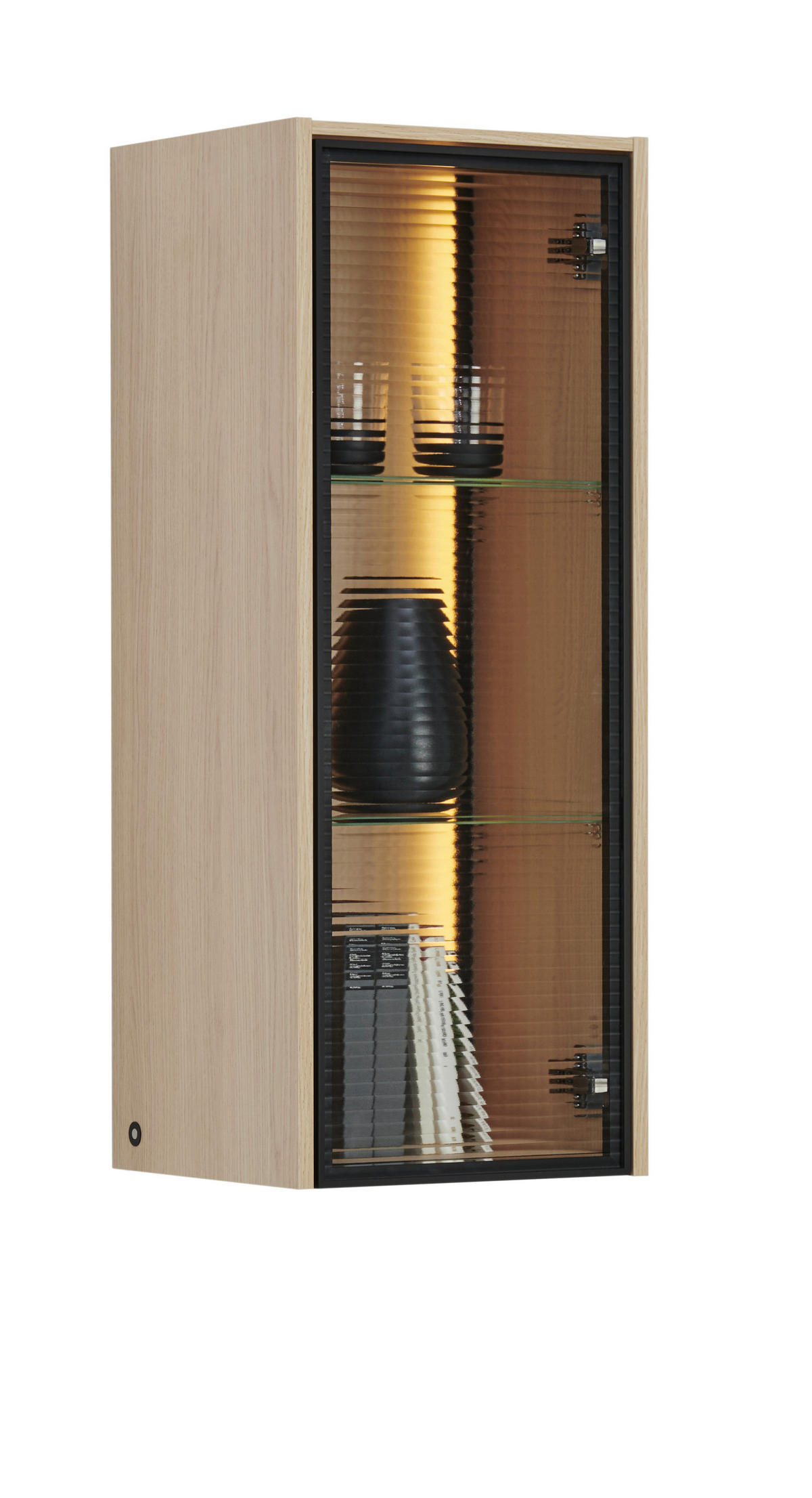HÄNGEELEMENT Eichefarben  36/92/33 cm  - Eichefarben, Design, Glas/Holzwerkstoff (36/92/33cm) - Lomoco