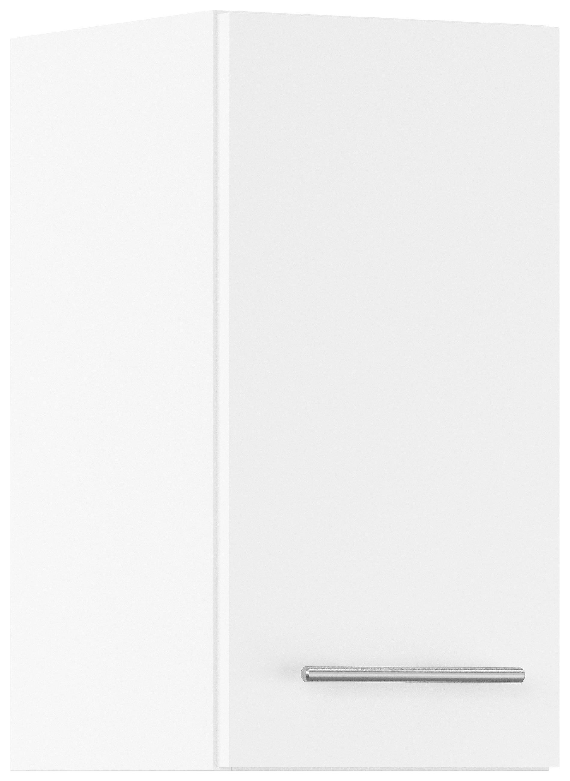 KÜCHENOBERSCHRANK 30/57,9/34,2 cm  in Weiß  - Edelstahlfarben/Weiß, Basics, Holzwerkstoff/Metall (30/57,9/34,2cm) - Impuls