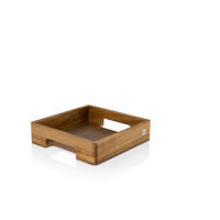 TABLETT Holz Akazie, Walnuss  - Basics, Holz (25/25/6cm) - AdHoc
