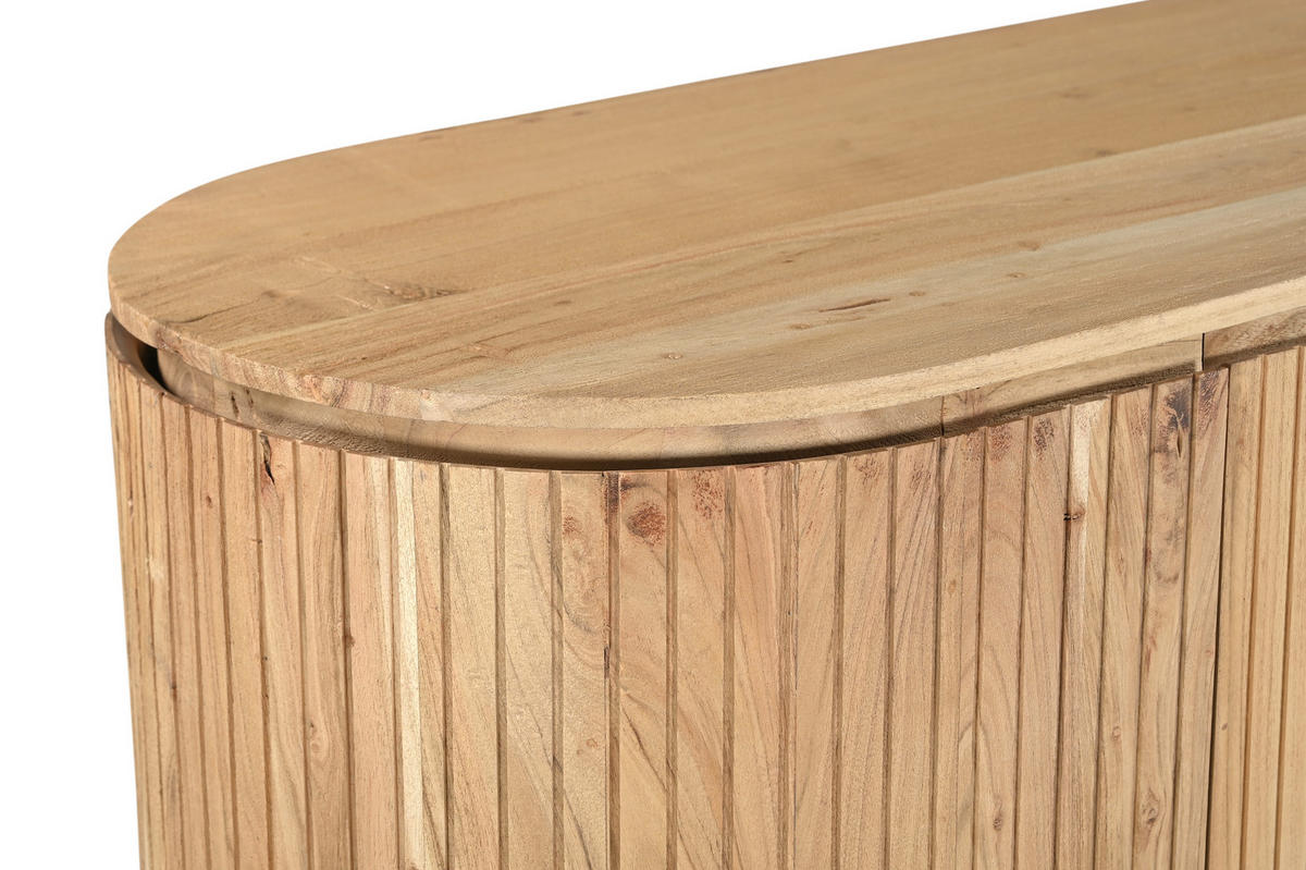 KÜCHENINSEL 180/105/50 cm  in Naturfarben  - Naturfarben, Design, Holz/Metall (180/105/50cm) - Livetastic