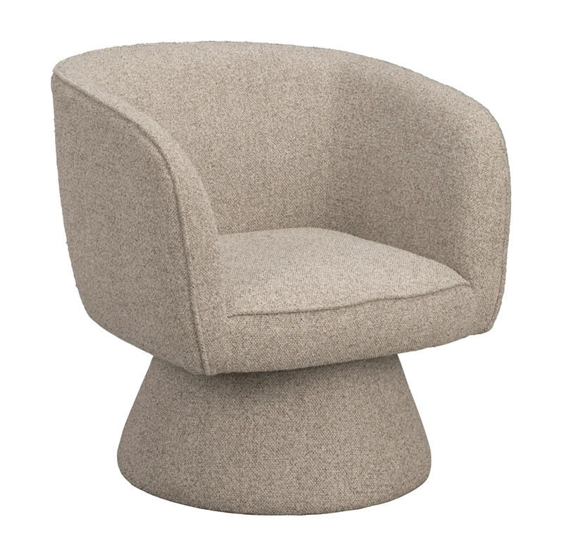 FÅTÖLJ i metall, textil beige  - beige, Klassisk, metall/textil (76/81/75cm) - Rowico