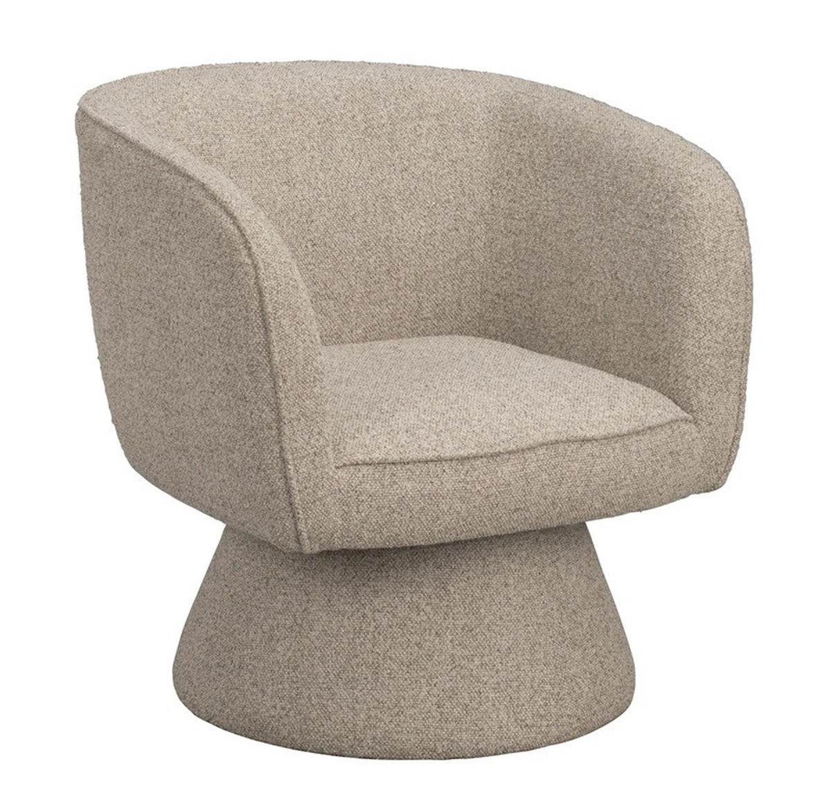 FÅTÖLJ i metall, textil beige  - beige, Klassisk, metall/textil (76/81/75cm) - Rowico