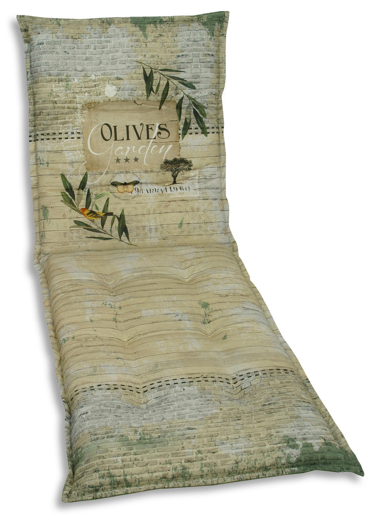 LIEGENAUFLAGE  - Hellgrün/Grün, Basics, Textil (60/7/190cm)