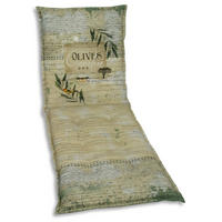 LIEGENAUFLAGE in Grün, Hellgrün  - Hellgrün/Grün, Basics, Textil (60/7/190cm)