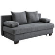 SCHLAFSOFA in Flachgewebe Dunkelgrau  - Dunkelgrau, KONVENTIONELL, Holz/Textil (200/88/102cm) - Xora