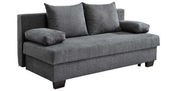 SCHLAFSOFA in Flachgewebe Dunkelgrau  - Dunkelgrau, KONVENTIONELL, Holz/Textil (200/88/102cm) - Xora