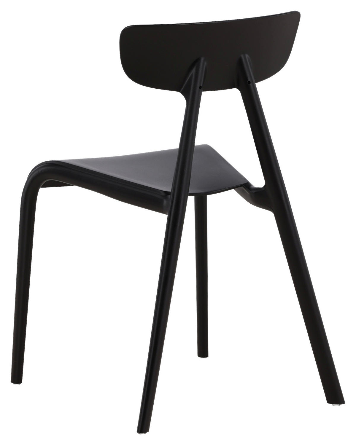 STOLSET slät  - svart, Design, plast (49/79.5/54cm) - Livetastic