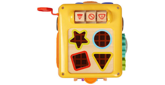 MOTORIKSPIEL - Gelb/Multicolor, Basics, Holz/Holzwerkstoff (25,6/21,1/19,5cm) - My Baby Lou