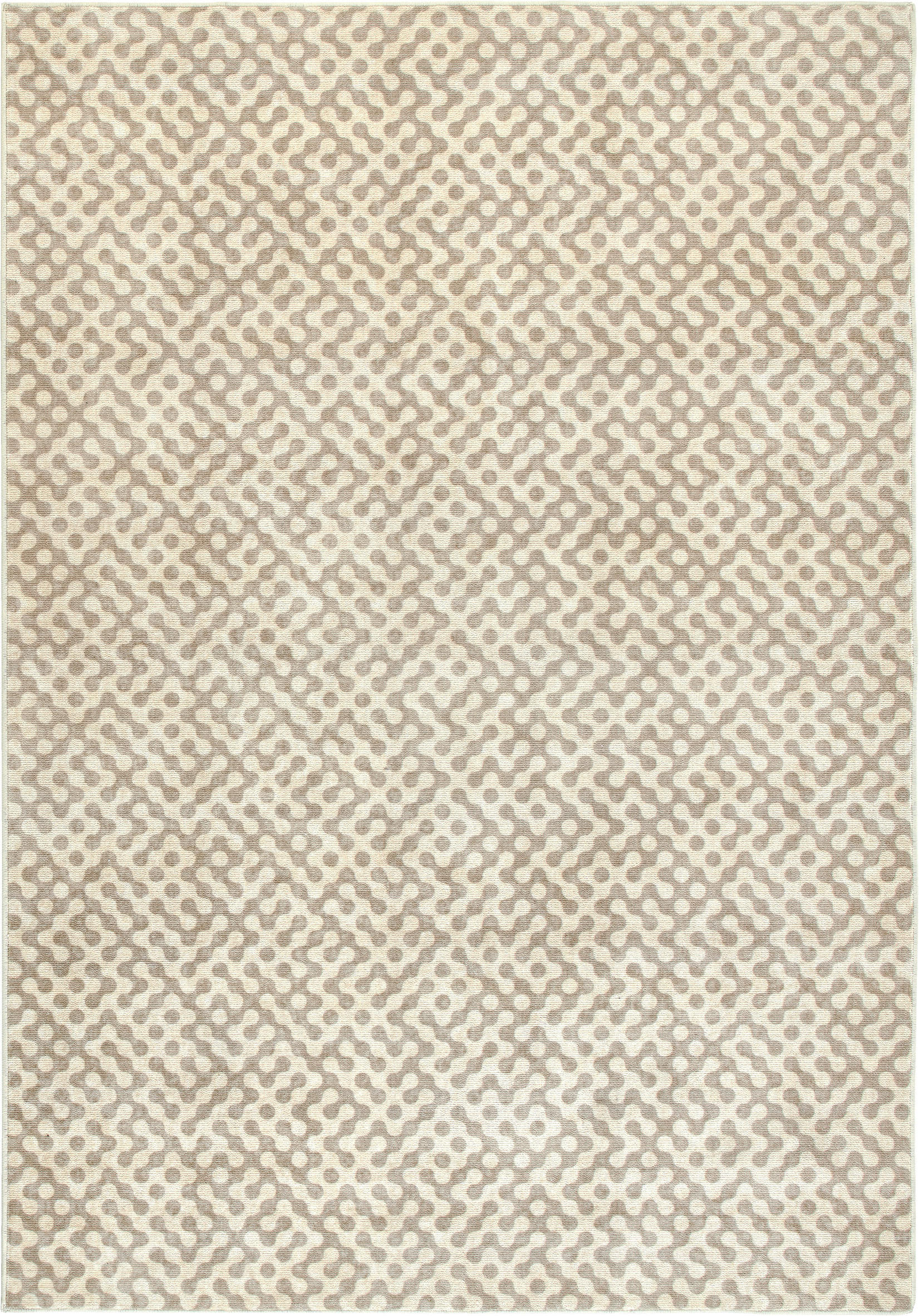 TUFTTEPPICH 160/230 cm MESIO HARAL, waschbar Creme, Taupe rechteckig  - Taupe/Creme, Design, Kunststoff/Textil (160/230cm) - Lindorug