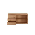 SIDEBOARD 140/65/39 cm  in Naturfarben, Eichefarben  - Eichefarben/Naturfarben, KONVENTIONELL, Holz (140/65/39cm) - Linea Natura