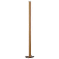 LED-STEHLEUCHTE ARVISO 18/142/22 cm  - Eiche Bianco/Braun, Natur, Holz/Kunststoff (18/142/22cm) - Brilliant