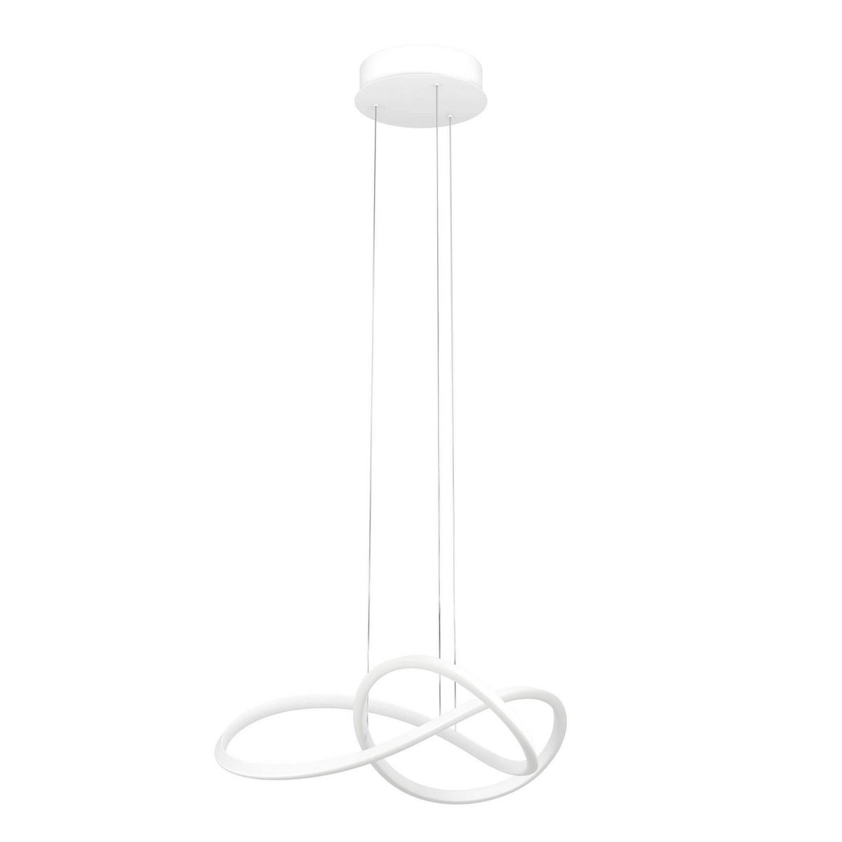 ZÁVĚSNÉ LED SVÍTIDLO,  90/180/90 cm - bílá, Basics, plast (90/180/90cm)