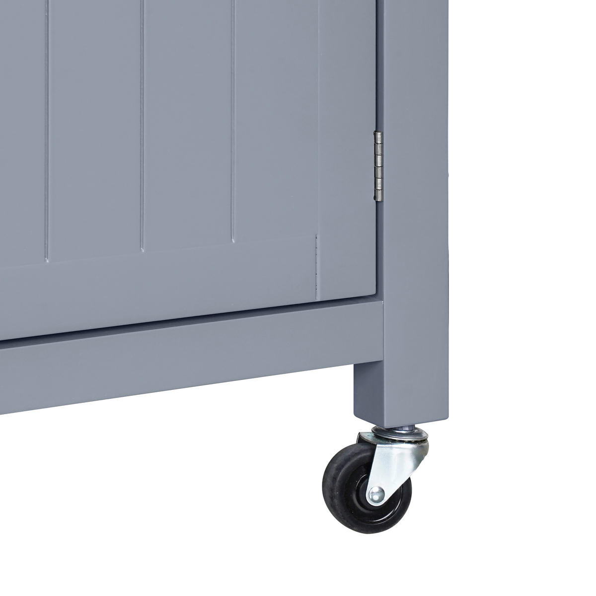 KÜCHENINSEL   in Grau, Edelstahlfarben  - Edelstahlfarben/Silberfarben, Basics, Holzwerkstoff/Metall (110/127/89/53cm) - MID.YOU