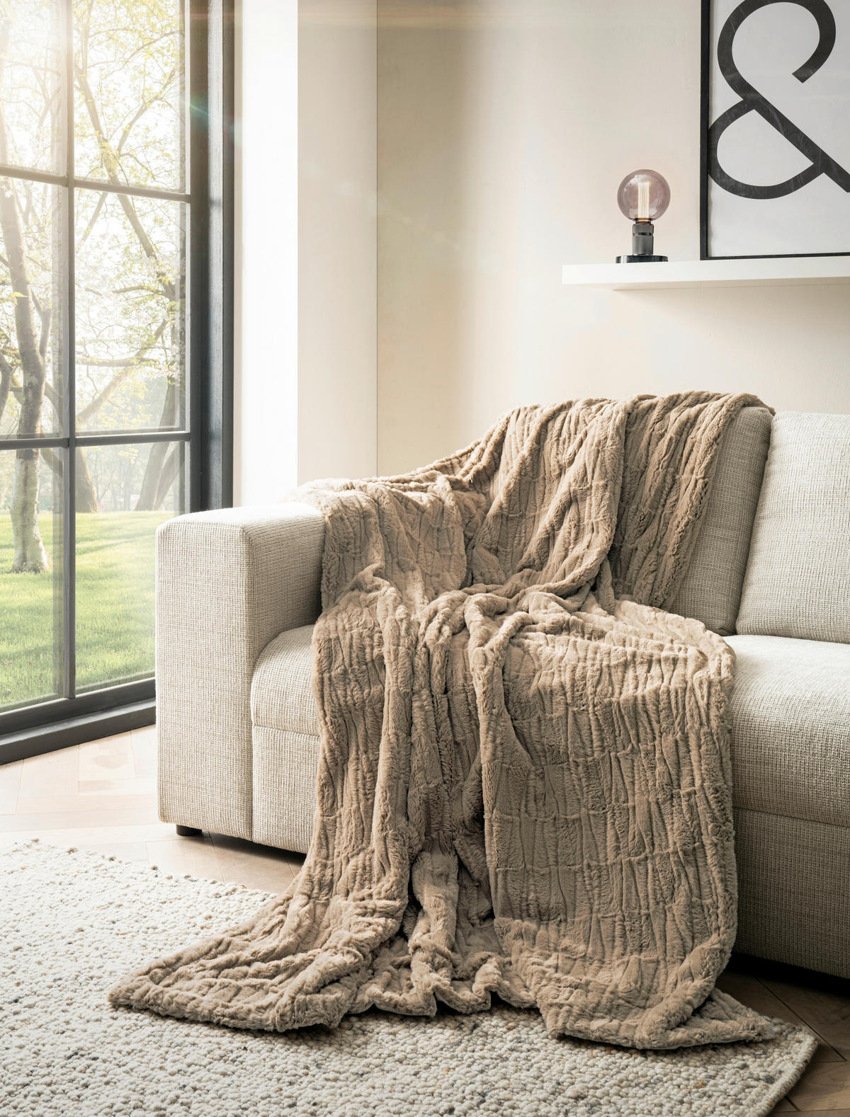 DEKA 150/200 cm  BUGATTI  - bež, Basics, tekstil (150/200cm) - Bugatti