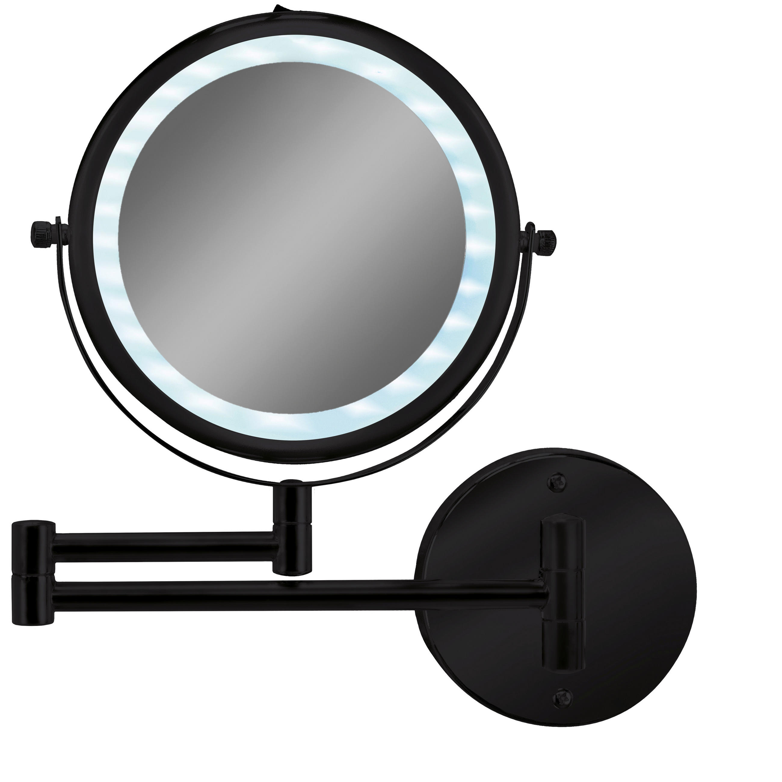 DEKOSPIEGEL  - Schwarz, Basics, Metall (26/28,5/4cm) - Kleine Wolke