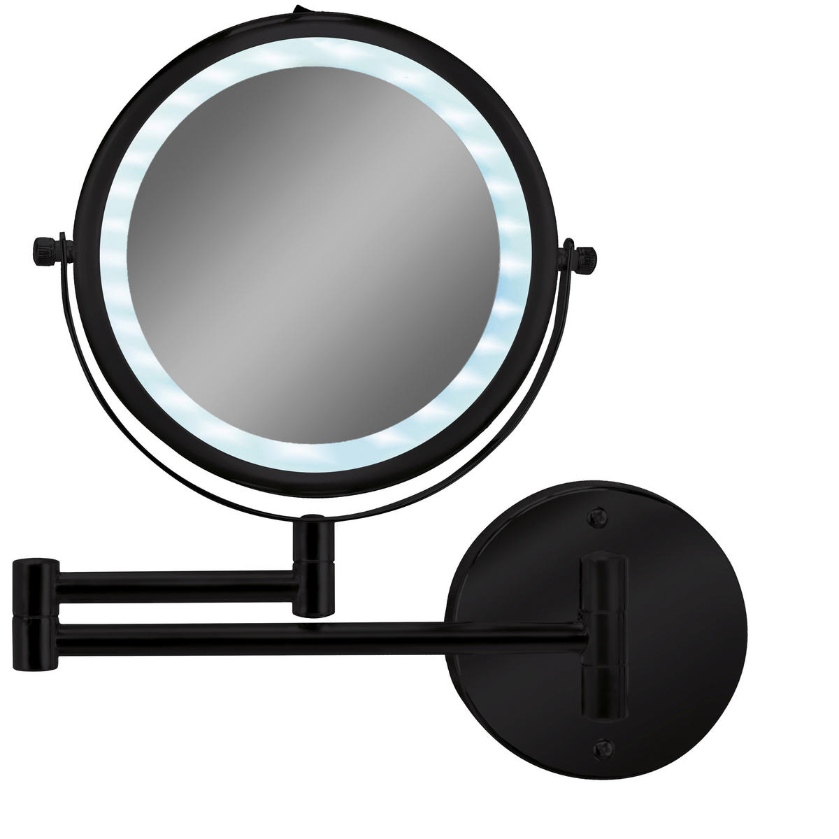 DEKOSPIEGEL  - Schwarz, Basics, Metall (26/28,5/4cm) - Kleine Wolke